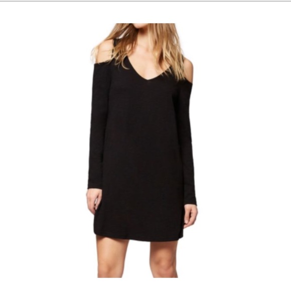 Anthropologie Dresses & Skirts - Anthropologie Sanctuary new black cold shoulder dr